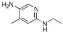  n2-乙基-4-甲基-2,5-吡啶二胺结构式_70564-10-2结构式