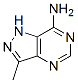 7-氨基-3-甲基吡唑并[4,3-d]嘧啶结构式_7057-22-9结构式