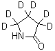 2-吡咯烷酮-D6结构式_70607-84-0结构式