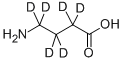 4-氨基丁酸-D6氘代结构式_70607-85-1结构式
