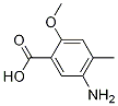 5-氨基-2-甲氧基-4-甲基苯甲酸结构式_70752-50-0结构式