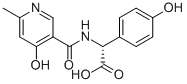 2-(6-甲基-4-羟基烟酰胺基)-2-(4-羟基苯基)乙酸结构式_70785-61-4结构式