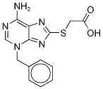 2-[[6-Amino-3-(phenylmethyl)-3h-purin-8-yl]thio]acetic acid Structure,708218-22-8Structure