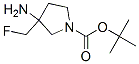 3-氨基-3-氟甲基吡咯烷-1-羧酸叔丁酯结构式_708274-54-8结构式
