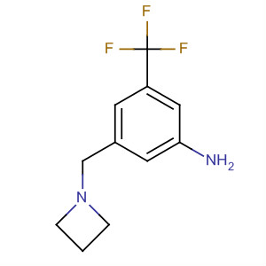 [3-(氮杂啶-1-甲基)-5-三氟甲基]苯胺结构式_709045-25-0结构式