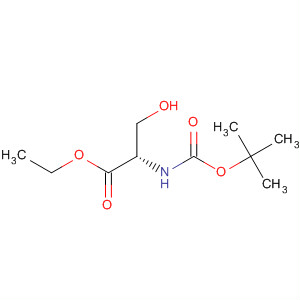 N-[(11-二甲基乙氧基)羰基]-L-丝氨酸乙酯结构式_70930-18-6结构式