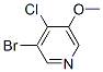 3-Bromo-4-chloro-5-methoxypyridine Structure,71001-60-0Structure