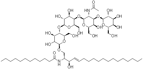 神经节苷酯GM1(牛脑)结构式_71012-19-6结构式
