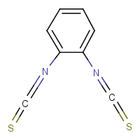 1,2-二异硫氰酸亚苯酯结构式_71105-17-4结构式