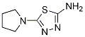 5-Pyrrolidin-1-yl-1,3,4-thiadiazol-2-amine Structure,71125-45-6Structure