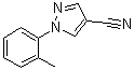 1-O-tolyl-1h-pyrazole-4-carbonitrile Structure,712-39-0Structure
