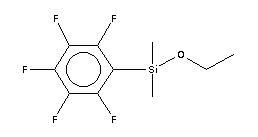 五氟苯基乙氧基二甲基硅烷结构式_71338-73-3结构式
