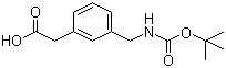 Boc-(3-氨基甲基苯基)乙酸结构式_71420-95-6结构式