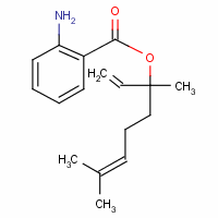 2-氨基苯甲酸-3,7-二甲基-1,6-辛二烯-3-醇酯结构式_7149-26-0结构式