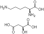 L-赖氨酸L-苹果酸盐结构式_71555-10-7结构式