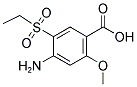 4-氨基-5-(乙基磺酰基)-2-甲氧基苯甲酸结构式_71675-87-1结构式