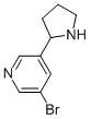 3-Bromo-5-(2-pyrrolidinyl)pyridine Structure,71719-06-7Structure