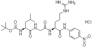 Boc-leu-gly-arg pna hc1 Structure,71730-95-5Structure
