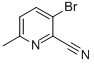 3-溴-6-甲基-2-吡啶甲腈结构式_717843-48-6结构式