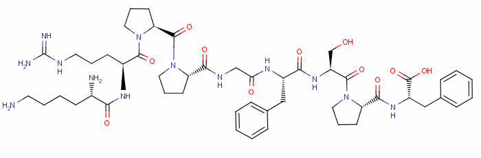 Lys-(des-arg9)bradykinin Structure,71800-36-7Structure
