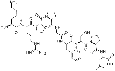 9-L-亮氨酸-1-9-胰激肽结构式_71800-37-8结构式