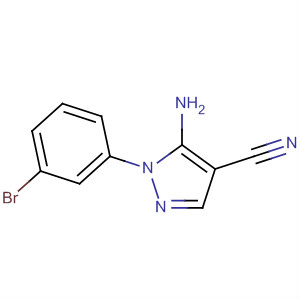 5-氨基-1-(3-溴苯基)-1H-吡唑-4-甲腈结构式_71856-56-9结构式