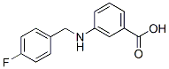 3-[(4-Fluorobenzyl)amino]benzoic acid Structure,718602-89-2Structure