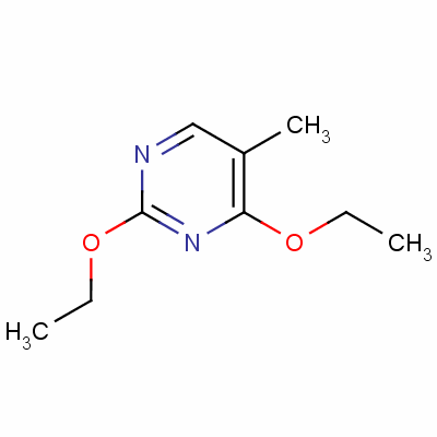 2,4-二乙氧基-5-甲基-嘧啶结构式_7193-87-5结构式