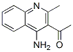 1-(4-氨基-2-甲基喹啉-3-基)乙酮结构式_71993-15-2结构式