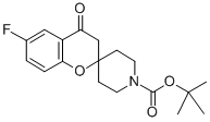6-氟-4-氧代螺[苯并二氢吡喃-2,4-哌啶]-1-羧酸叔丁酯结构式_721958-63-0结构式