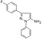 3-(4-Fluorophenyl)-1-phenyl-1h-pyrazol-5-amine Structure,72411-53-1Structure