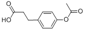 3-(4-乙酰氧基苯基)丙酸结构式_7249-16-3结构式