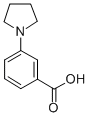3-(Pyrrolidin-1-yl)benzoic acid Structure,72548-79-9Structure
