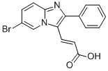 3-(6-Bromo-2-phenylimidazo[1,2-a]pyridin-3-yl)acrylic acid Structure,727652-45-1Structure