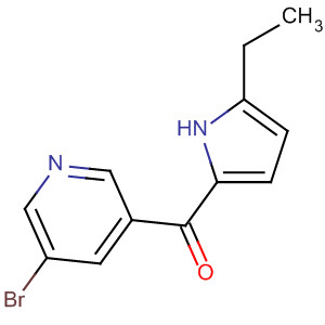 (5-溴-3-吡啶)(5-乙基-1H-吡咯-2-基)甲酮结构式_728010-73-9结构式