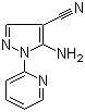 5-氨基-1-(吡啶-2-基)-1H-吡唑-4-甲腈结构式_72816-14-9结构式