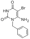 6-氨基-1-苄基-5-溴尿嘧啶结构式_72816-87-6结构式