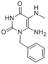 6-氨基-1-苄基-5-甲基氨基尿嘧啶结构式_72816-88-7结构式