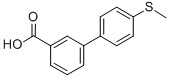4-(Methylthio)biphenyl-3-carboxylic acid Structure,728918-92-1Structure