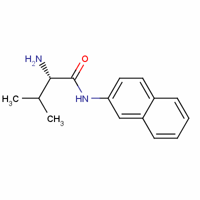 L-缬氨酸-b-萘酰胺结构式_729-24-8结构式