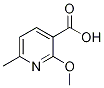 2-Methoxy-6-methylpyridine-3-carboxylic acid Structure,72918-10-6Structure