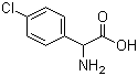 2-氨基-2-(4-氯苯基)乙酸结构式_7292-70-8结构式