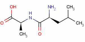 L-亮氨酰-l-丙氨酸结构式_7298-84-2结构式