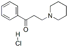 1-苯基-3-(哌啶-1-基)丙烷-1-酮结构式_73-63-2结构式
