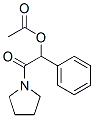 1-[(乙酰氧基)苯基乙酰基]-吡咯烷结构式_73200-21-2结构式