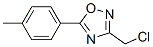 3-(Chloromethyl)-5-(4-methylphenyl)-1,2,4-oxadiazole Structure,73217-33-1Structure