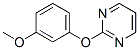 (9CI)-2-(3-甲氧基苯氧基)-嘧啶结构式_73226-22-9结构式