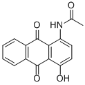 1-乙酰氨基-4-羟基蒽醌结构式_7323-62-8结构式