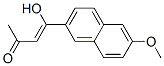 3-Buten-2-one, 4-hydroxy-4-(6-methoxy-2-naphthalenyl)- Structure,73356-31-7Structure