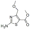 2-氨基-4-甲氧基甲基噻唑-5-羧酸甲酯结构式_733754-08-0结构式